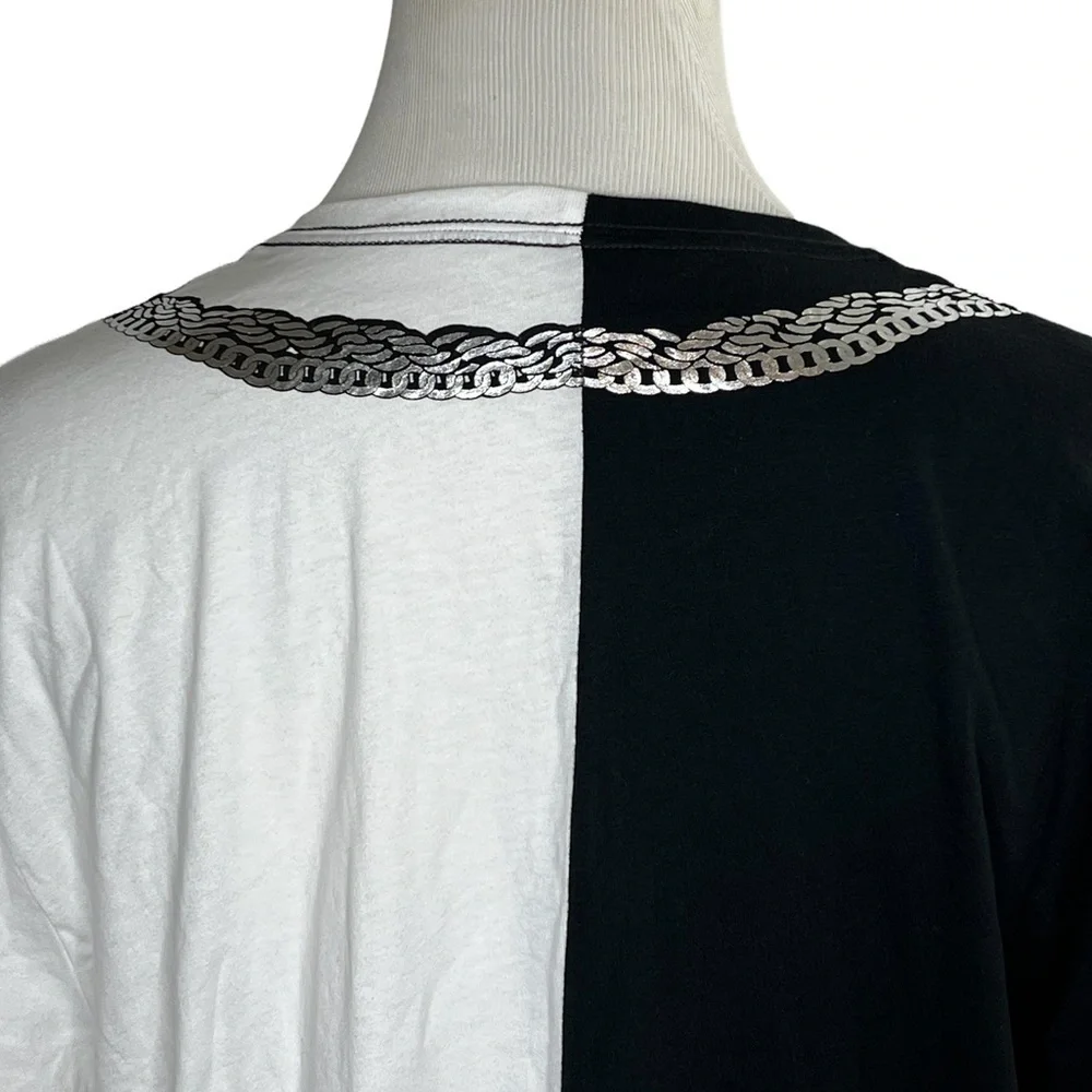True Religion World Tour Split Fashion Tee Shirt